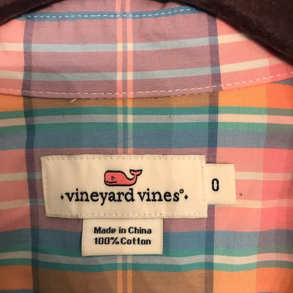 Vineyard vines half button blouse - Picture 3 of 6